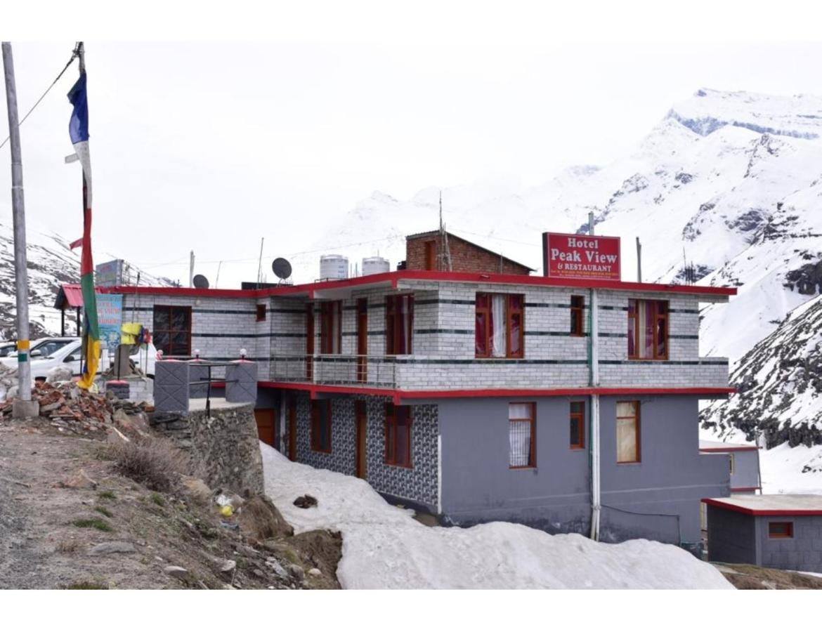 Hotel Peak View, Lahaul Sissu Buitenkant foto